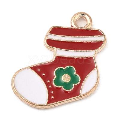 Alloy Enamel Pendants ENAM-Z003-01H-KCG-1