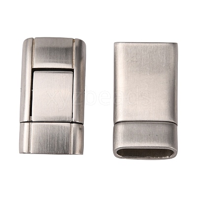 Tarnish Resistant 304 Stainless Steel Bayonet Clasps STAS-G143-34P-1