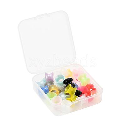 32Pcs 16 Colors Silicone Glitter Thin Ear Gauges Flesh Tunnels Plugs FIND-YW0001-19B-1