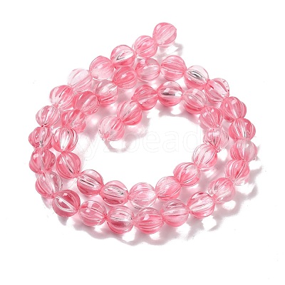 Transparent Glass Beads Strands GLAA-F114-02A-09-1