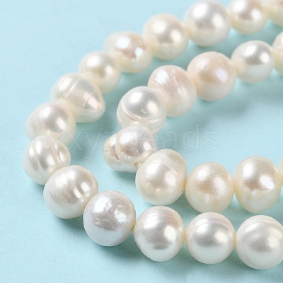 Natural Cultured Freshwater Pearl Beads Strands PEAR-E018-37-1