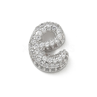 Brass Micro Pave Cubic Zirconia Pendants KK-A300-02P-E-1