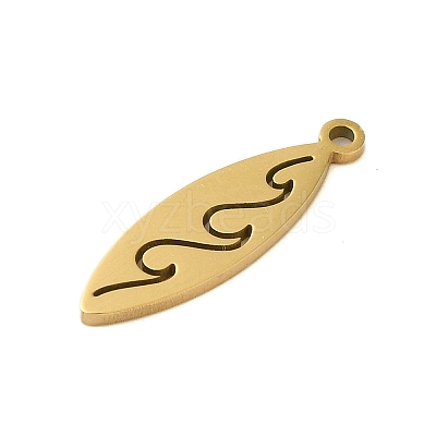304 Stainless Steel Pendants STAS-S123-03G-06-1