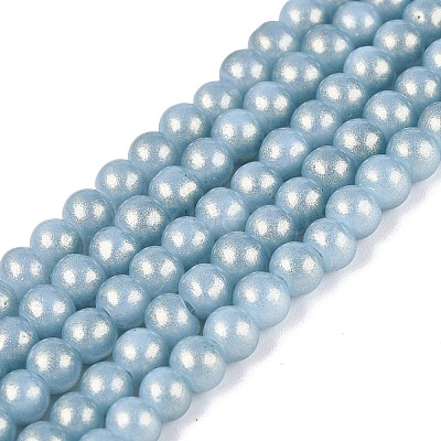 Baking Paint Glass Pearl Beads Strands LS-DGLA-ZX001-05B-16-1