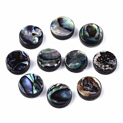 Natural Abalone Shell/Paua Shell Beads SSHEL-T014-14B-1