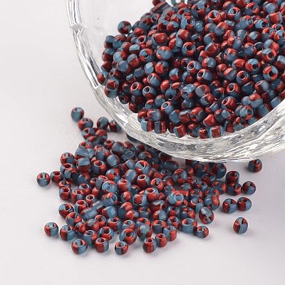 12/0 Opaque Colours Seep Glass Beads SEED-M008-C28-1