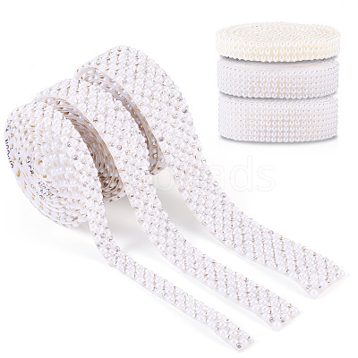 6Pcs Self Adhesive Resin Rhinestone & Plastic Tape DIY-TA0011-68-1