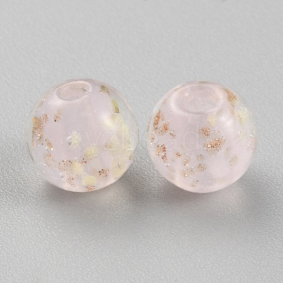 Luminous Handmade Gold Sand Lampwork Beads FIND-TAC0005-35B-01-1