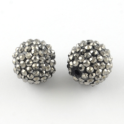 Resin Rhinestone Beads RESI-S315-14x16-02-1