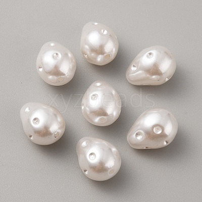 ABS Plastic Imitation Pearl Beads KY-WH0048-40F-1