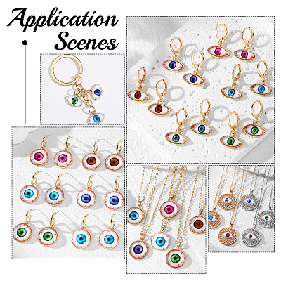 36Pcs 9 Styles Halloween Translucent Resin Decoden Cabochons CRES-WR0001-01-1