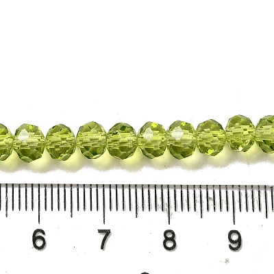 Transparent Baking Paint Glass Beads Strands DGLA-A034-T6mm-D05-1