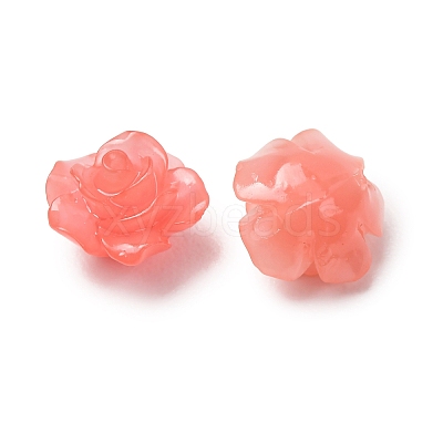 Synthetic Coral Dyed Carved Beads SH-CBAE713-03D-1