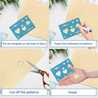 Acrylic Earring Handwork Template DIY-WH0359-033-1