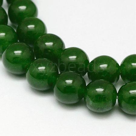 Natural TaiWan Jade Bead Strands G-F342-03-6mm-1