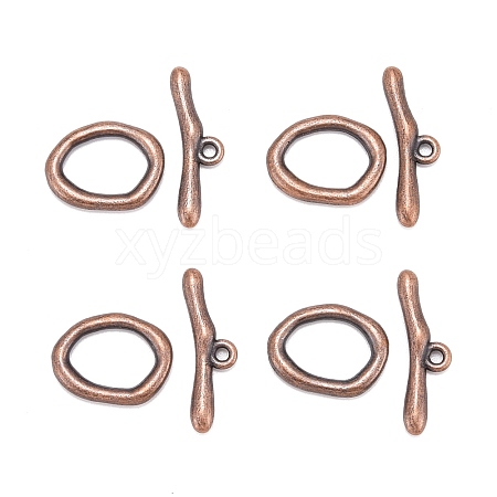 Alloy Toggle Clasps PALLOY-G014-R-1