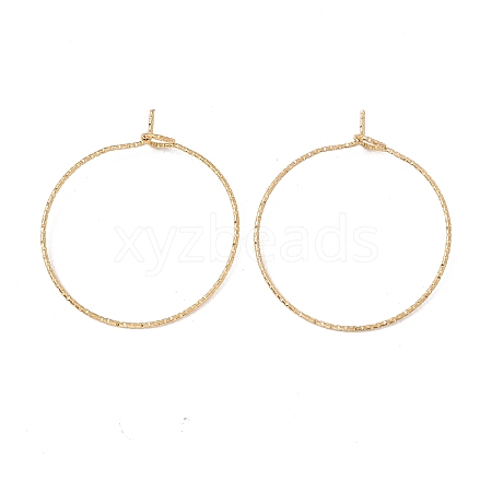 Ion Plating(IP) 316 Surgical Stainless Steel Hoop Earrings Findings X-STAS-D183-02G-02-1