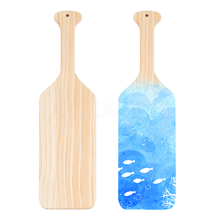 Unfinished Wood Paddles DIY-WH0027-73-1