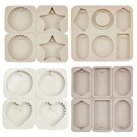 DIY Silicone Pendant Molds Sets DIY-PH0004-21-1