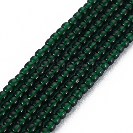 Glass Beads Strands GLAA-N041-008F-1