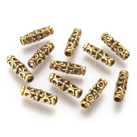 Tibetan Metal Beads GLF0258Y-1