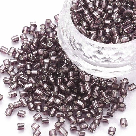 8/0 Glass Bugle Beads SEED-S032-07A-56B-1