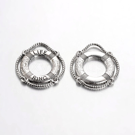 Tibetan Style Alloy Pendants TIBEP-0803-S-LF-1