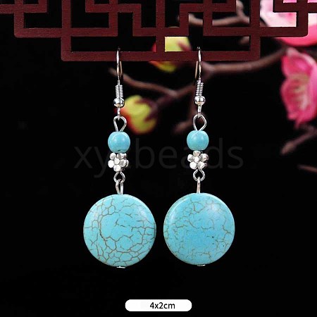 Turquoise Dangle Earrings for Women WG2299-6-1