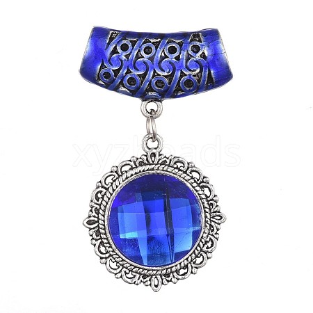 Glass Big Pendants PALLOY-F263-001AS-1