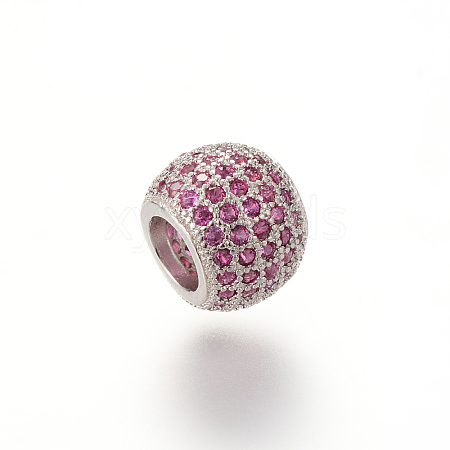 Alloy Rhinestone European Beads OPDL-T001-PD002-1-1