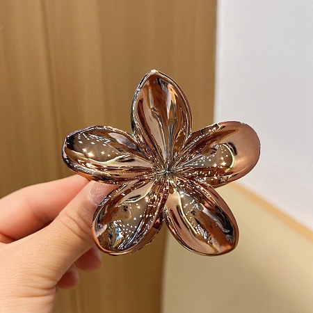 Flower Plastic Claw Hair Clips PW-WG12466-04-1