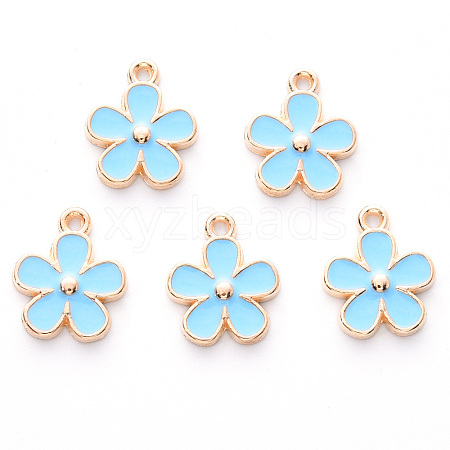 Alloy Enamel Charms X-ENAM-R059-02-RS-1