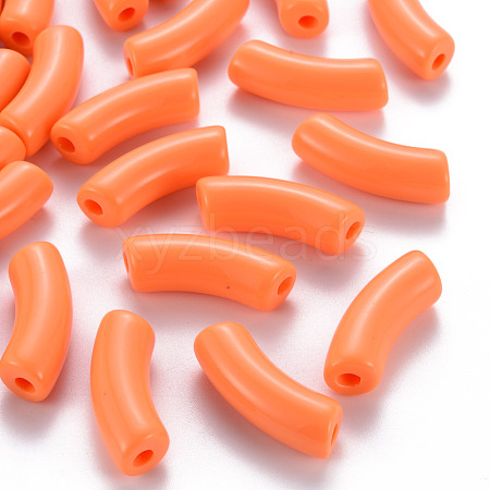 Opaque Acrylic Beads MACR-S372-001B-S025-1