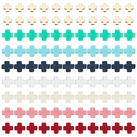 70Pcs 7 Colors Synthetic Coral Beads CORA-ME0001-02-1