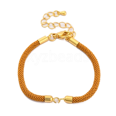 Nylon Cords Bracelet Makings Fit for Connector Charms AJEW-P116-02G-42-1