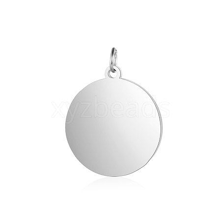 Anti-Tarnish 304 Stainless Steel Pendants STAS-I311-33F-P-1