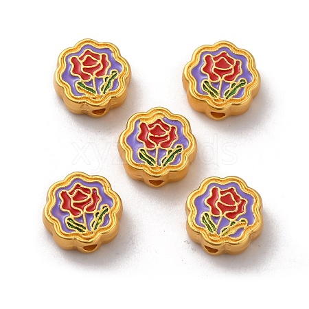 Alloy Enamel Beads ENAM-B056-12G-1