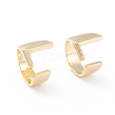 Brass Cuff Rings RJEW-L097-06L-1