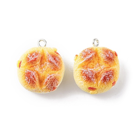 Resin Imitation Food Pendants RESI-U005-01D-1