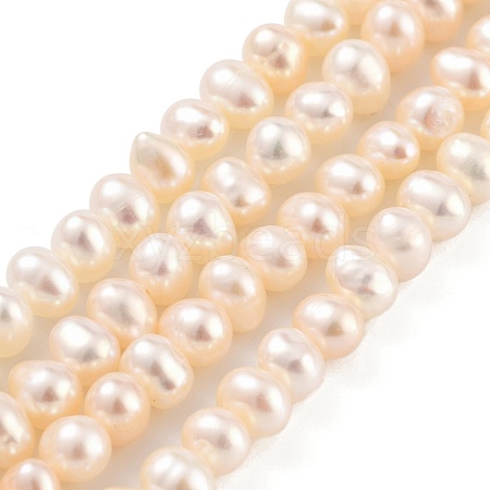 Natural Cultured Freshwater Pearl Beads Strands PEAR-C003-10F-1