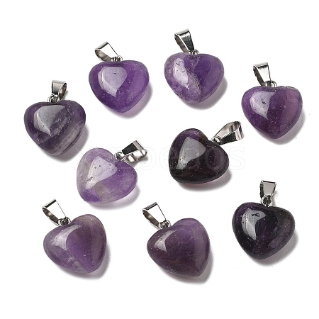 Natural Amethyst Pendants G-I311-A18-1
