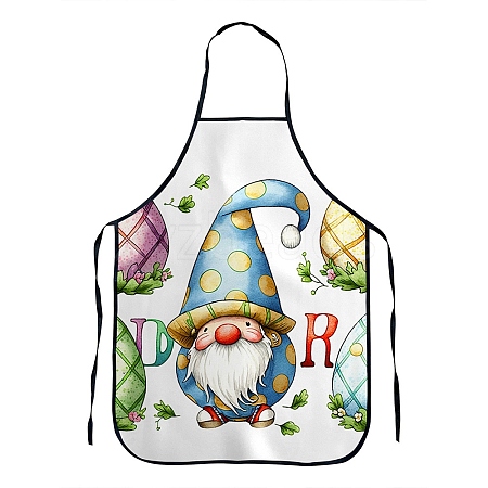 Easter Theme Polyester Sleeveless Apron PW-WG26712-02-1