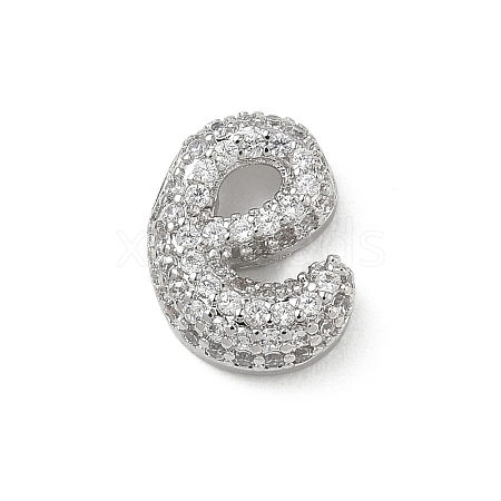 Brass Micro Pave Cubic Zirconia Pendants KK-A300-02P-E-1