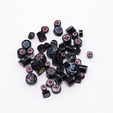 Millefoiri Glass Beads LK-WH0001-01B-1