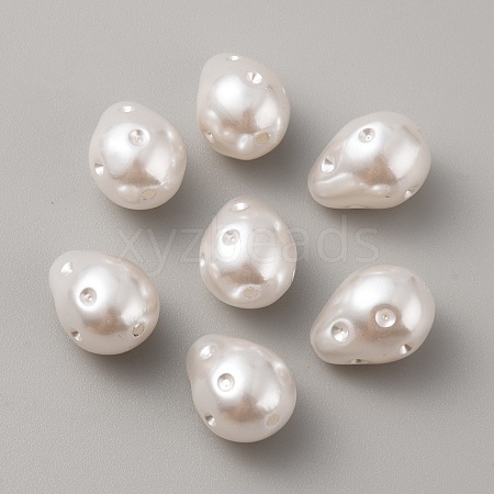 ABS Plastic Imitation Pearl Beads KY-WH0048-40F-1