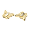 Rack Plating Alloy Rhinestone Charms FIND-G044-22LG-3