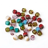 Retro Czech Glass Beads GLAA-G077-18-1