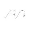 Anti-Tarnish Rhodium Plated 925 Sterling Silver Earring Hooks STER-N016-29P-2