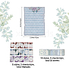 4 Sets 4 Styles Floral Translucent Scrapbook Paper Pads SCRA-GF0001-08-2
