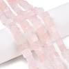 Natural Rose Quartz Beads Strands G-T139-8x8-05A-1